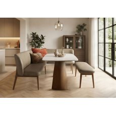 Nico Corner Bench Left Hand Facing - Taupe