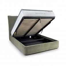 Perry Kingsize Storage Bed - Green