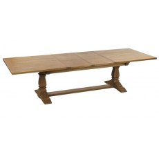 Watton Monastery Extending Dining Table - Grey Finish 180/240/280