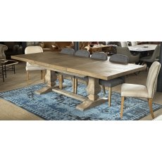 Watton Monastery Extending Dining Table - Grey Finish 180/240/280 Watton Monastery Extending Dining Table - Grey Finish 180/240/280
