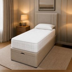 Galaxy Single Ottoman Base Including Mattress & Headboard