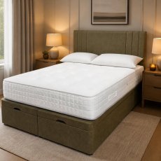 Galaxy Superking Ottoman Base Including Mattress & Headboard