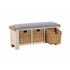 110CM UPHOLSTERED HALL BENCH