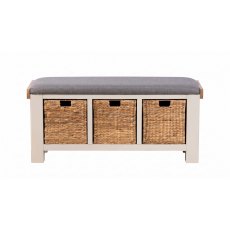 110CM UPHOLSTERED HALL BENCH