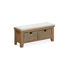 110CM UPHOLSTERED HALL BENCH
