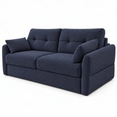 Salcombe Roll Out Sofa Bed Rhea Navy Chenille