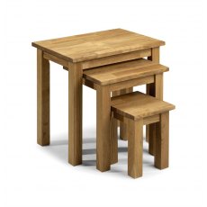 Coxmoor Nest of Tables Solid American White Oak