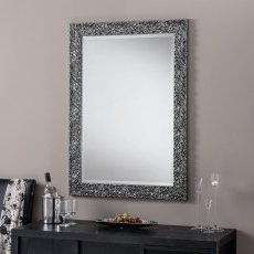 8793 Grey 42” X 30” Bevel (107cm X 76cm) Mirror