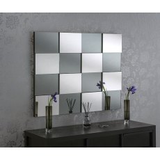 Brit 4 Grey 40” X 32” Bevel (102cm X 81cm) Mirror