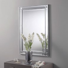 Verona Silver 46” X 36” Bevel (117cm X 91cm) Mirror