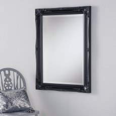 Sf3 Black 42” X 30” Bevel (107cm X 76cm) Mirror