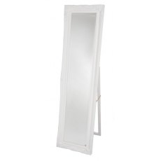 Sf3 White Cheval 168cm H X 46cm W X 46cm D Bevel Mirror