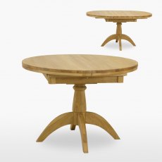 Windsor Dining Single pedestal fliptop  table  diameter 107