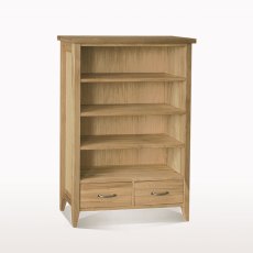 Windsor Dining Bookcase 2 drawers (W95xD28xH120)