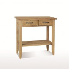 Windsor Dining Console table 2 drawers with shelf (W80xD35xH78)