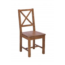 Hardware - Cross Back Chair Wood Seat
