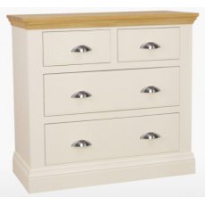 Coelo Oak Top Bedroom 2+2 Chest Of Drawers