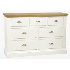 Coelo Oak Top Bedroom 4+3 Chest Of Drawers