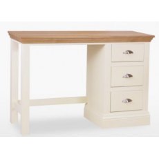 Coelo Oak Top Bedroom Single Pedestal Dressing Table