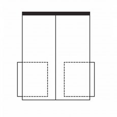 Grange Natural 1000 180cm 2 Drawer Set