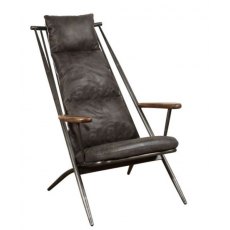 Country Collection Huntingdon Studio Chair - New Grey Leather (Ely)