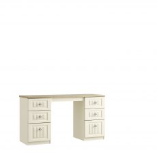 Jakarta Bedroom Collection Double Pedestal Dressing Table
