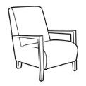 Abbotsford Collection Accent Chair BALI B