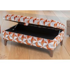 Cassie Collection Legged Ottoman SE