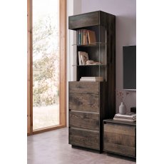 Brommo Dining Collection 1+1 Vitrine /Handle Anthracite Brommo Dining Collection 1+1 Vitrine /Handle Anthracite