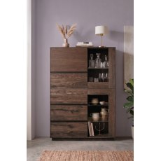 Brommo Dining Collection 2+1 Vitrine /Handle Anthracite Brommo Dining Collection 2+1 Vitrine /Handle Anthracite