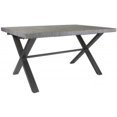 Studio Collection 150cm Dining Table - Stone Effect