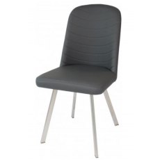 Star Collection Dining Chair - Grey PU