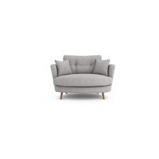 Lurano Sofa Collection Oval Cuddler - Grade A Fabric