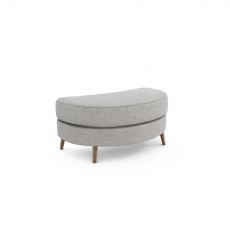 Lurano Sofa Collection Oval Cuddler Stool - Grade A Fabric