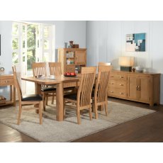 Suffolk Oak Dining Collection High Bookcase