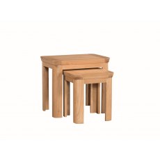 Suffolk Oak Dining Collection Nest of 2 Tables