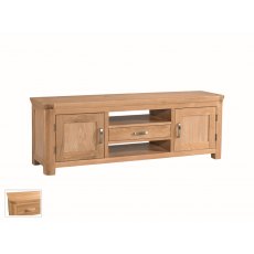 Suffolk Oak Dining Collection Wide Straight TV Unit