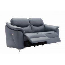 Jackson Sofa Collection 3 Seater Electric Recliner Settee Double Recliner with USB Fabric - B