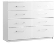 Euston Bedroom Collection 8 Drawer Twin Chest With .