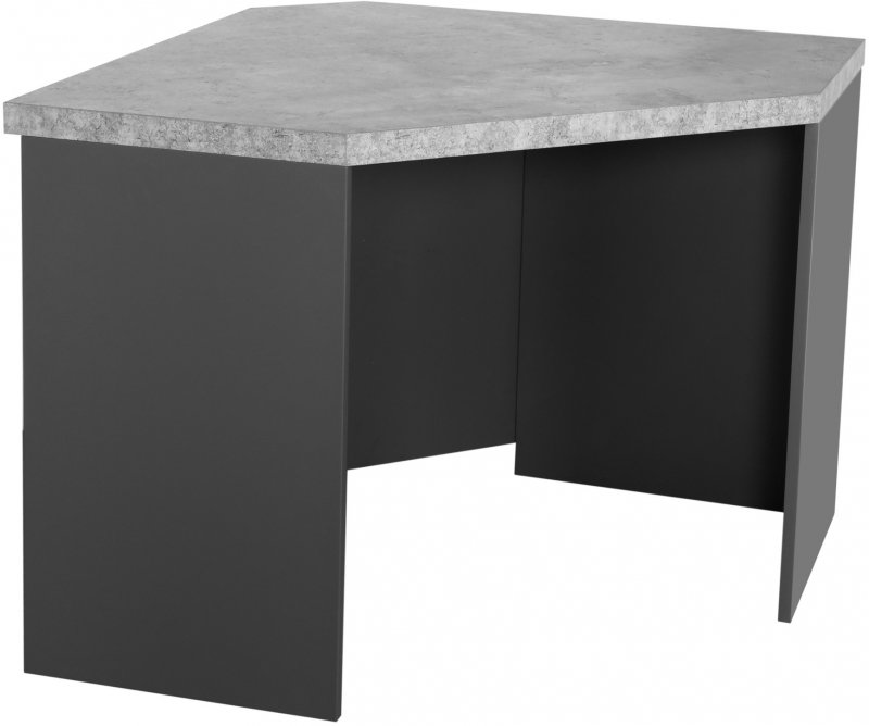 Studio Corner Desk - STONE EFFECT