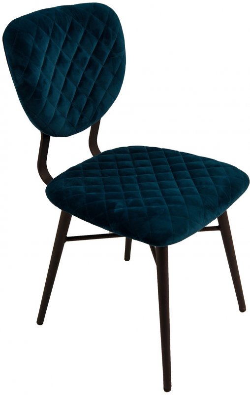 Dining Chair Teal Velvet SOLD IN PAIRS ONLY
