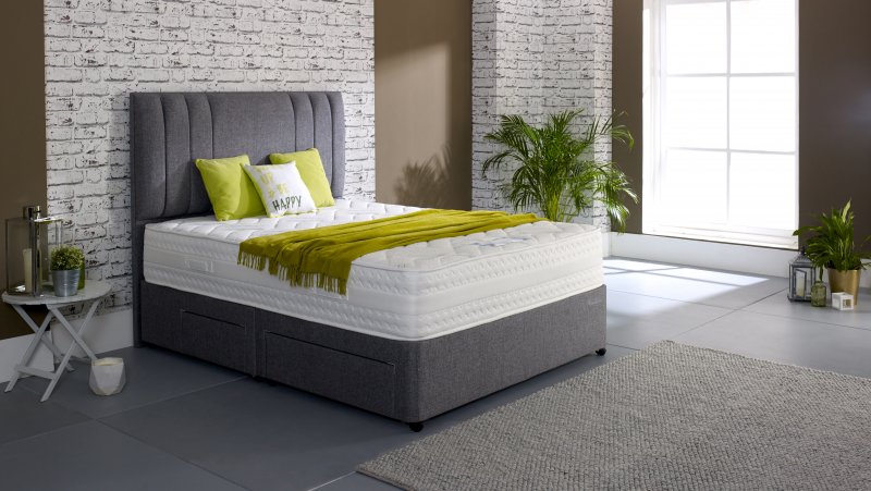 Gel Comfort 1000 Bed Collection 90cm Platform Top 2 Drawer Set 2 Free Drawers