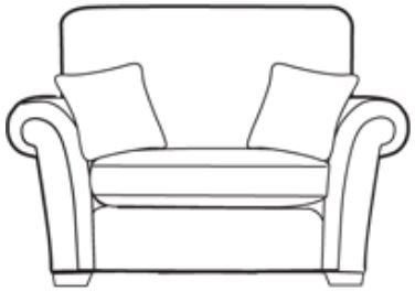 Dereham Sofa Collection Snuggler Cover - A