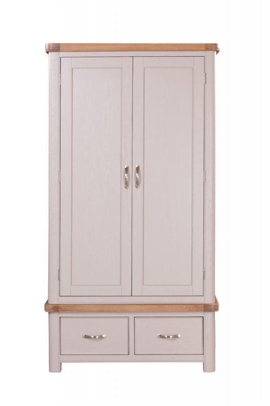 Chedsworth Painted Bedroom Collection Double Robe with 2 Drawers