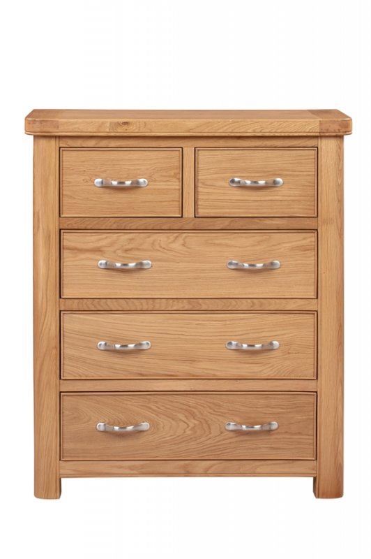 Chedworth Oak Bedroom Collection 2 over 3 Chest