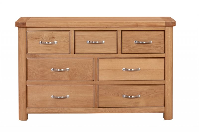 Chedworth Oak Bedroom Collection 3 Over 4 Chest