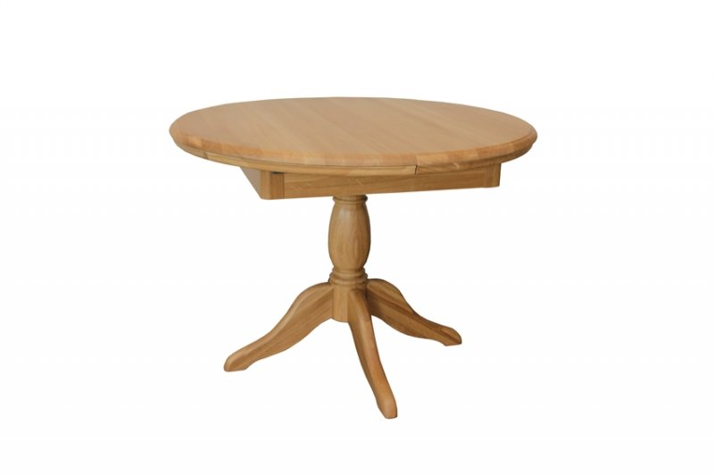 Table - round extending single pedestal