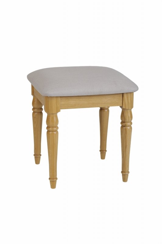 Bedroom stool (seat in fabric)