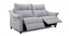 Small Manual Double Recliner Sofa W Grade Cover