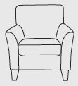 Gallery Accent Chair Cover - SE